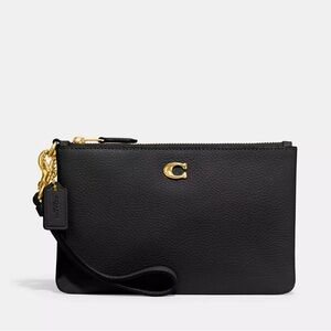 Coach Black Wristlet